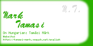 mark tamasi business card